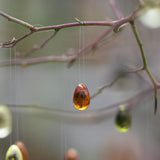 Glasdroppe 'Topaz' 5-pack