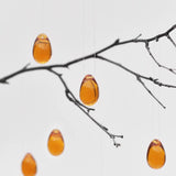 Glasdroppe 'Topaz' 5-pack