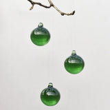 Glaskulor 'Emerald' 40 mm 3-pack