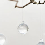 Glaskulor 'Transparent' 40 mm 3-pack