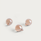 Glaskulor 'Gold Champagne' 40 mm 3-pack