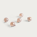 Glaskulor 'Gold Champagne' 30 mm 5-pack