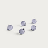 Glaskulor 'Smoke Grey' 30 mm 5-pack