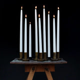 Handstöpta Antikljus Vit 30 cm