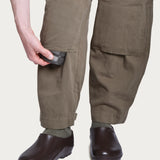 Trädgårdsbyxa 'Dagg' olive green