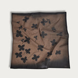 Trädgårdsscarf 'Hydrangea' brown/black