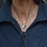 Anemone Necklace Silver