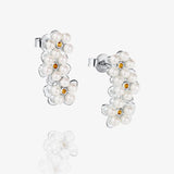 Förgätmigej Earrings Silver