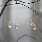 Glasdroppe 'Pale Champagne' 5-pack