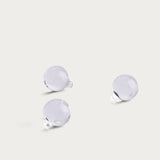 Glaskulor 'Transparent' 40 mm 3-pack