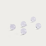 Glaskulor 'Transparent' 30 mm 5-pack