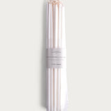 Handstöpta Smala Ljus Vit 30cm