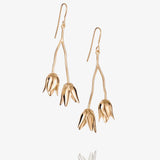 Helleborus Earrings Guldpläterad