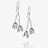 Helleborus Earrings Silver