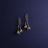 Helleborus Earrings Guldpläterad