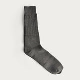Strumpor i ull 'Ribbed' juniper green