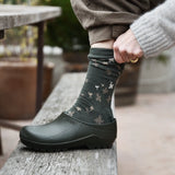 Strumpor i ull 'Hydrangea' juniper green