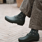 Strumpor i ull 'Hydrangea' juniper green