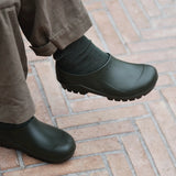 Strumpor i ull 'Ribbed' juniper green